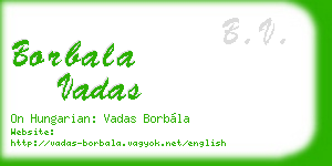borbala vadas business card